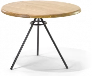 Richard Lampert Круглый стол из стали и дерева Tom