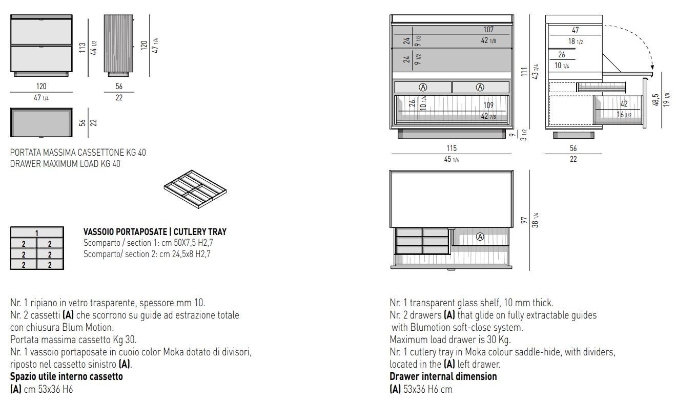 Деревянный барный шкаф Minotti Даррен ARCH-00050004 - Вид №1