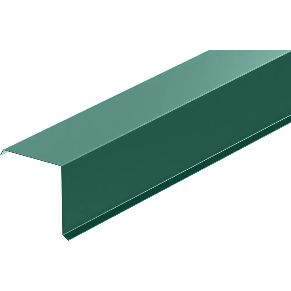 Планка торцевая 90x90x2000 мм 0.4 мм RAL 6005 зеленый ВЕГА STLM-2149091