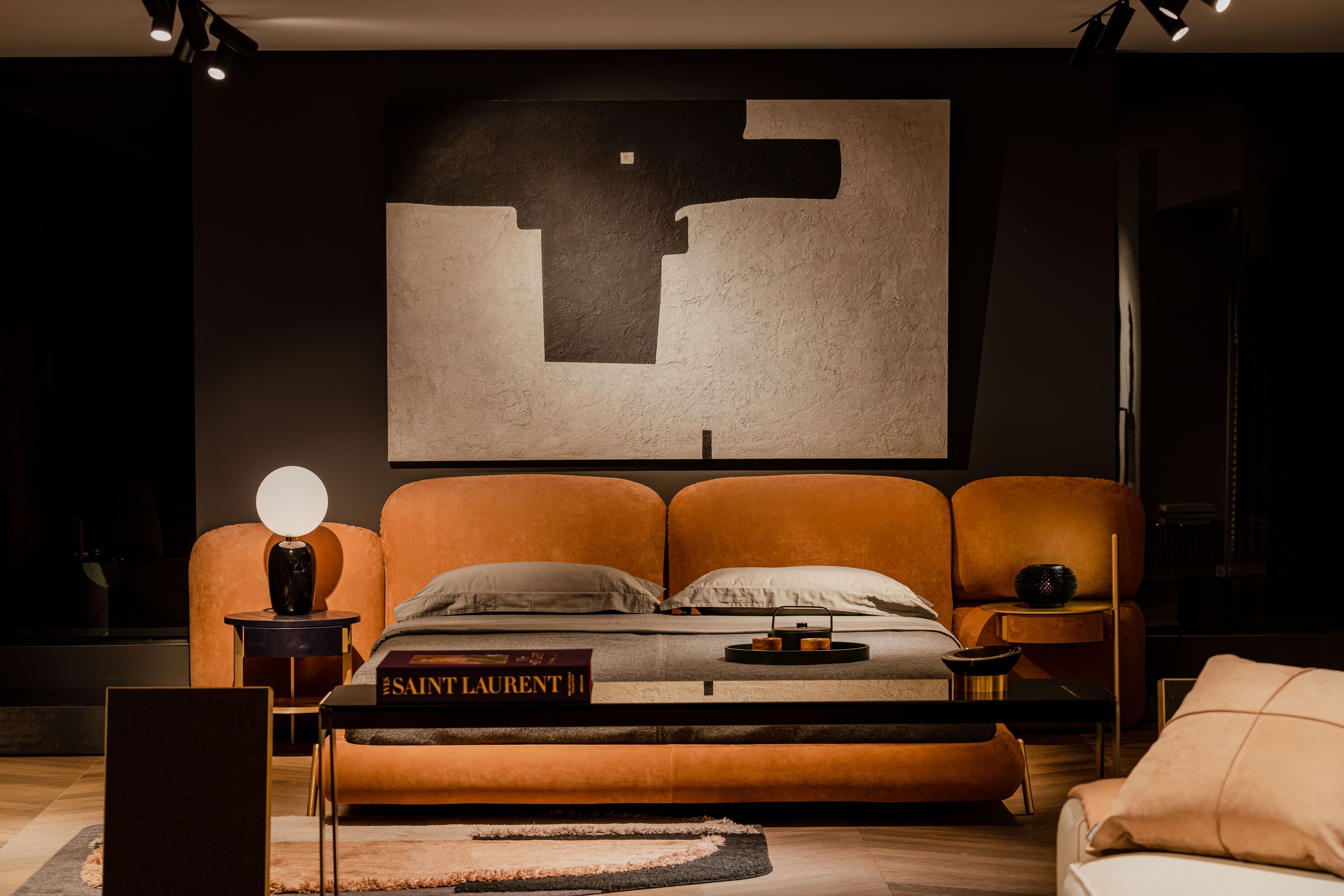 Керамическая и опаловая стеклянная настольная лампа с диммером PARACHILNA Aballs ARCH-00068946 - Вид №9