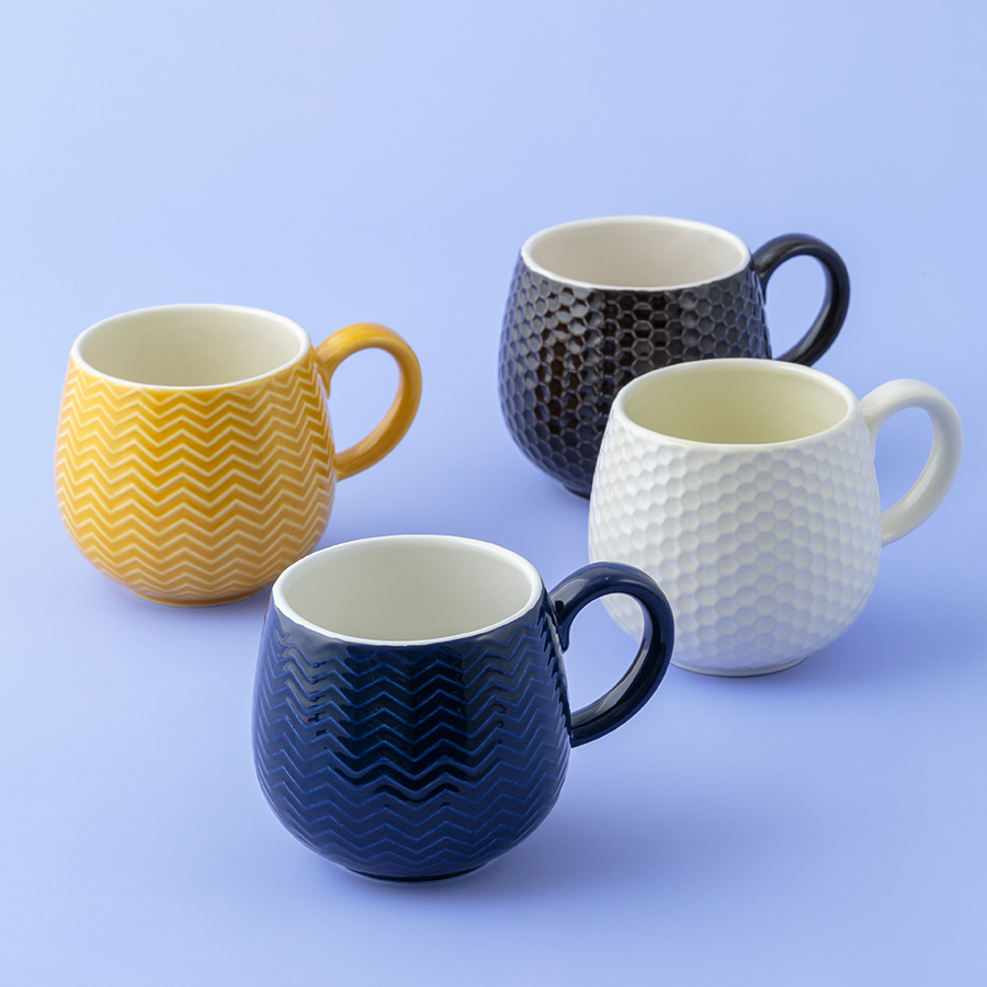 2002.143 Кружка embossed, 350 мл, синяя Mason Cash  - Вид №2