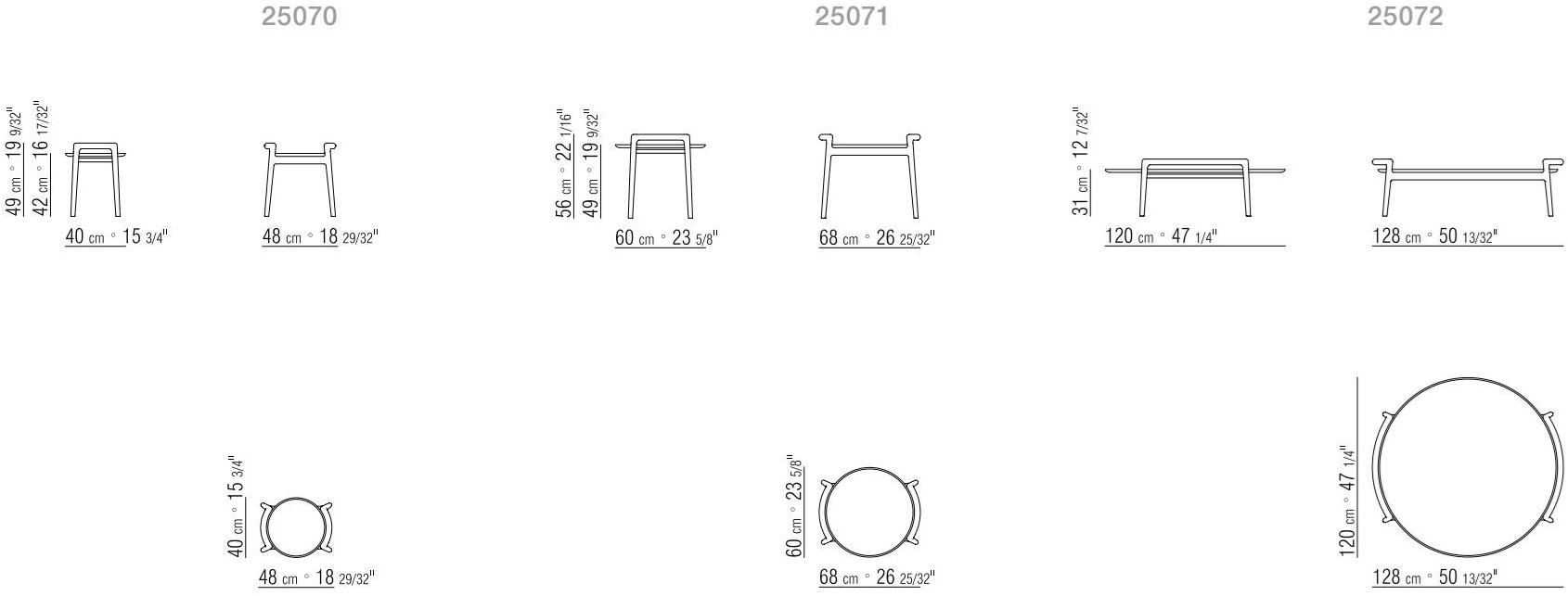 Flexform Круглый деревянный журнальный столик с мраморной столешницей sun-id-1346917 - Вид №11