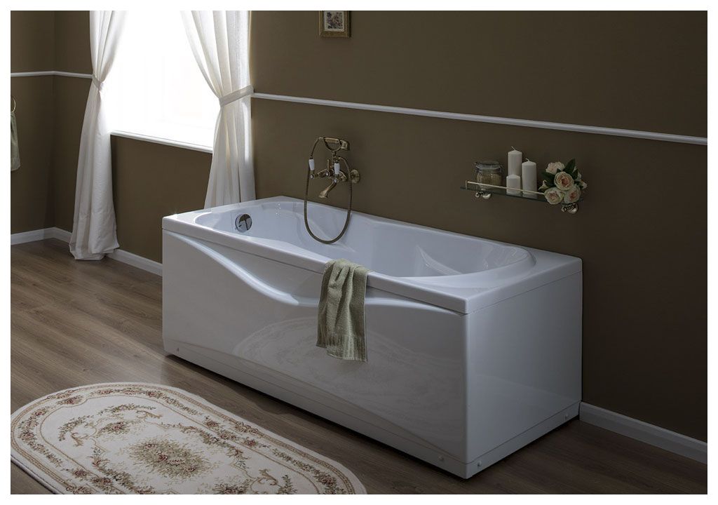 Акриловая ванна Aquanet Viola 180x75 (+ шторка Aquanet Alfa 4 NF6222-pivot) 0020404700196049 - Вид №6