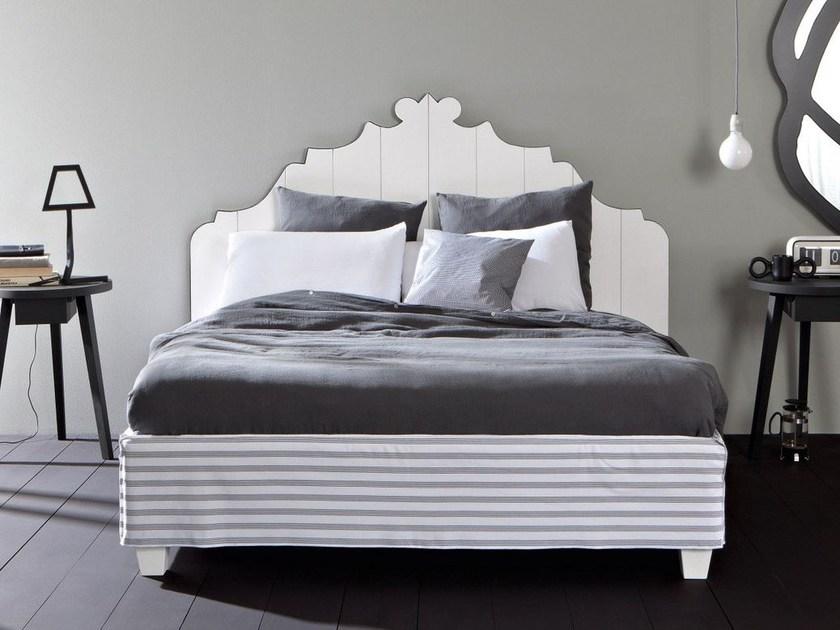 Gervasoni Двуспальная кровать со съемным чехлом из ткани Gray sun-id-1492837 - Вид №3