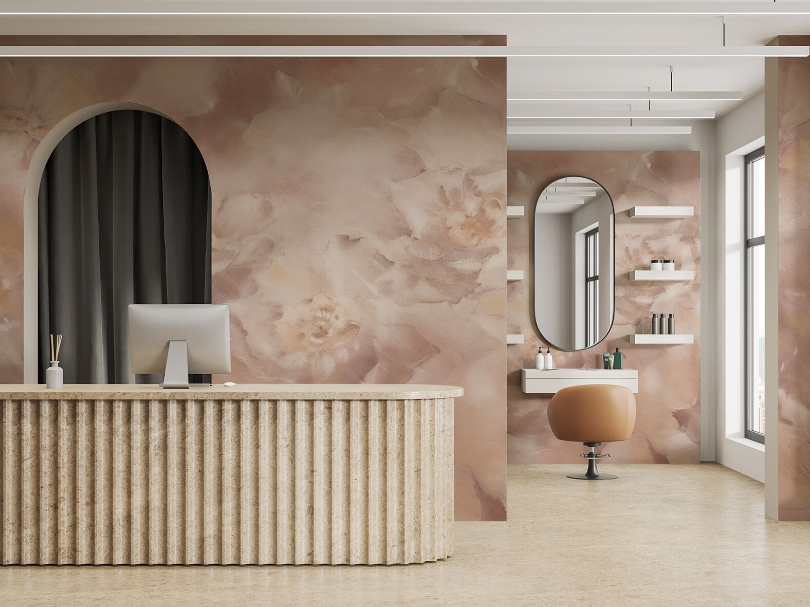 Carta da parati PVC free, eco-friendly, lavabile WallPepper IL SEGRETO DI FLORA ARCH-00100449