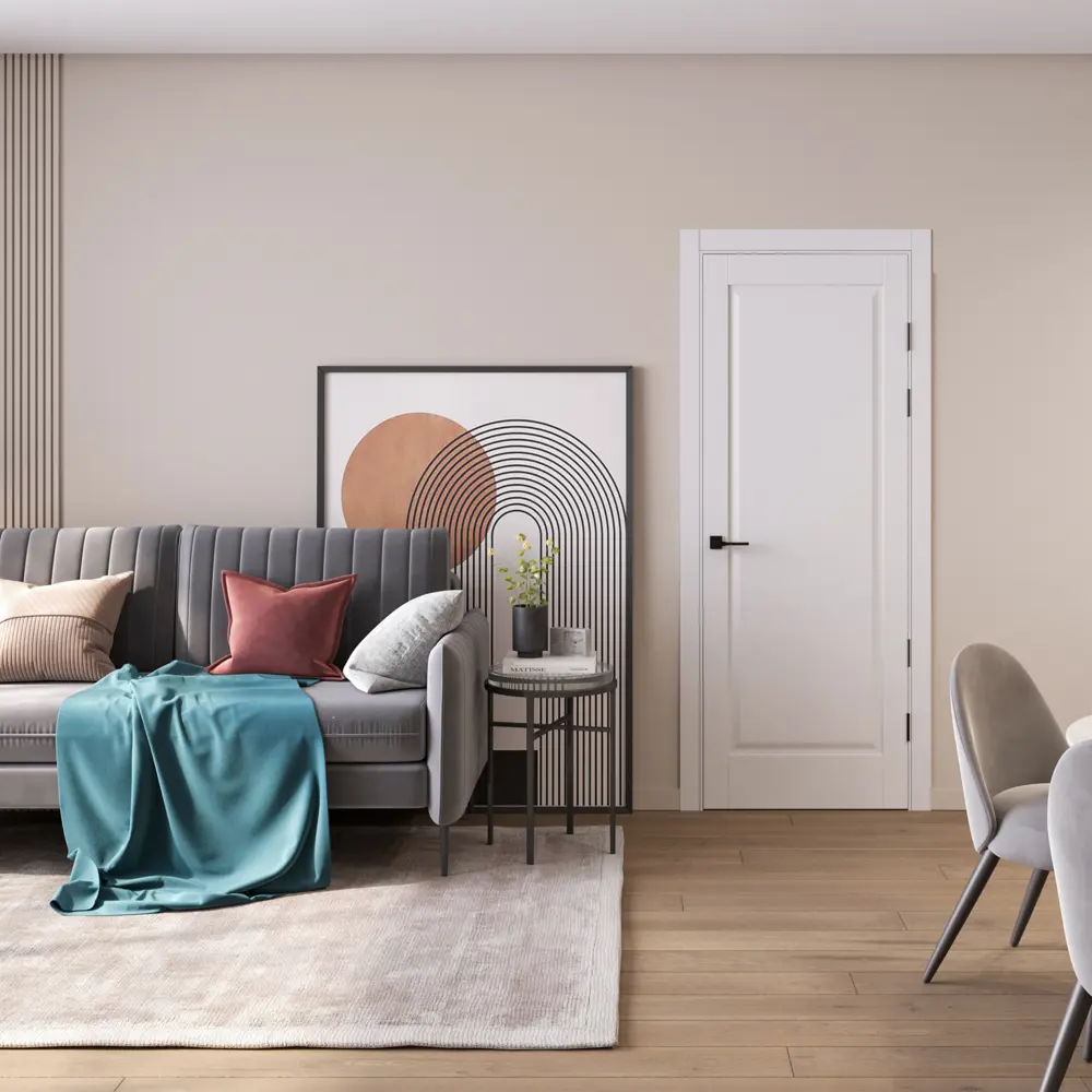 Межкомнатная дверь PORTIKA Альпика белая 60x220 см 88914870 STLM-1578651 - Вид №5
