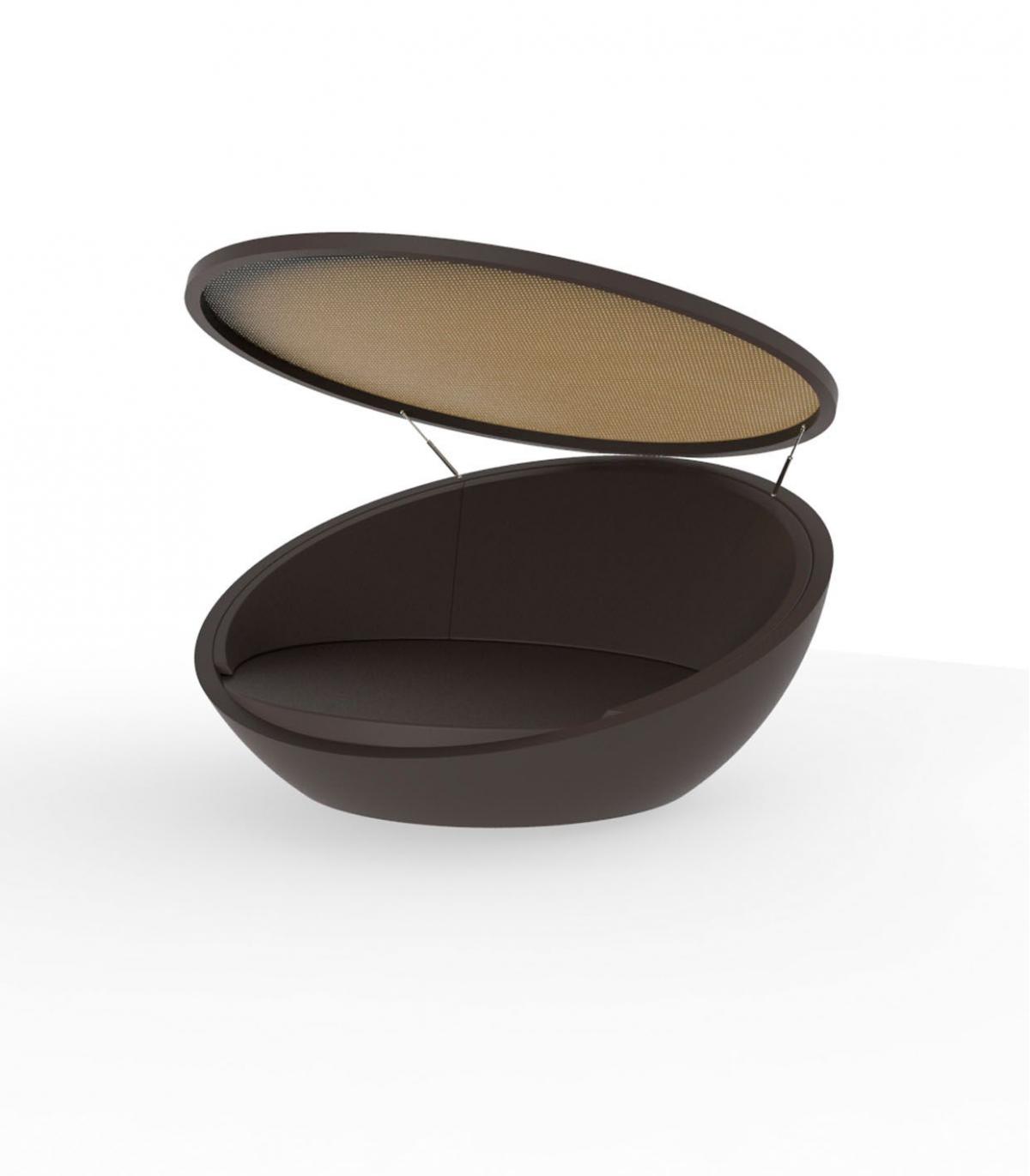 027438 Кровать круглая со складным навесом Vondom Ulm - Вид №8