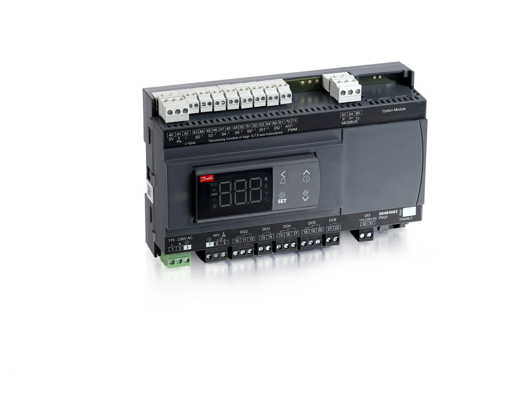 Danfoss AK-CC55 AK-CC55 контроллер испарителя. Компакт П 084B4181  - Вид №14