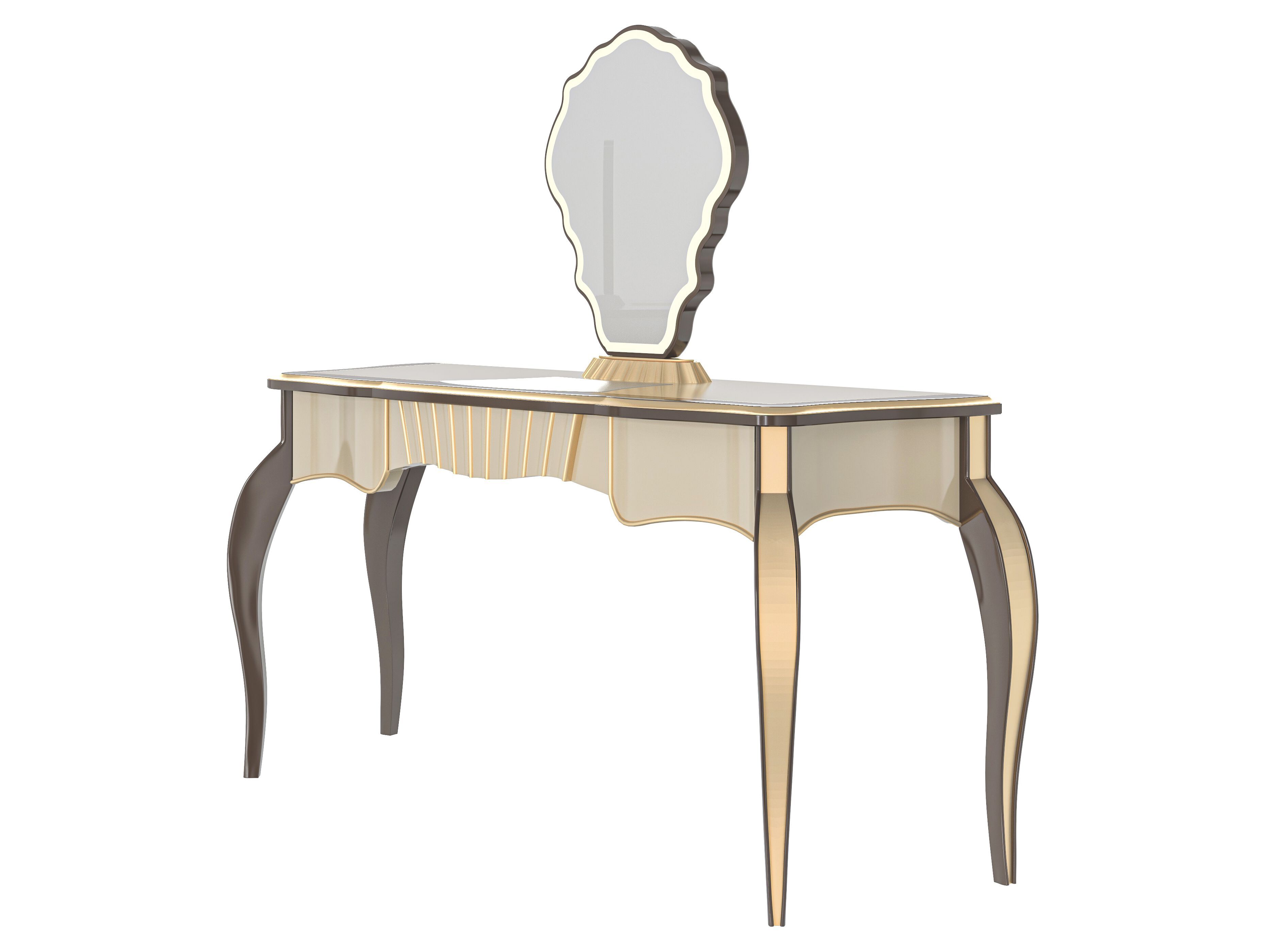 Мобильный черный туалетный столик Modenese Luxury Interiors SUBLIME ARCH-00027023