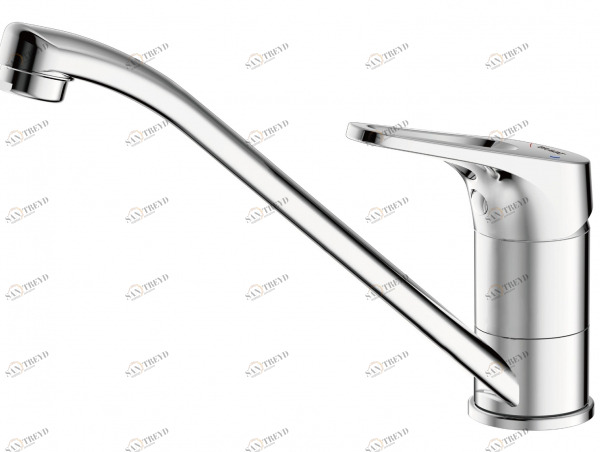 Смеситель для кухни низкий с изливом 220 мм DROP-D F748162C-1 bravat