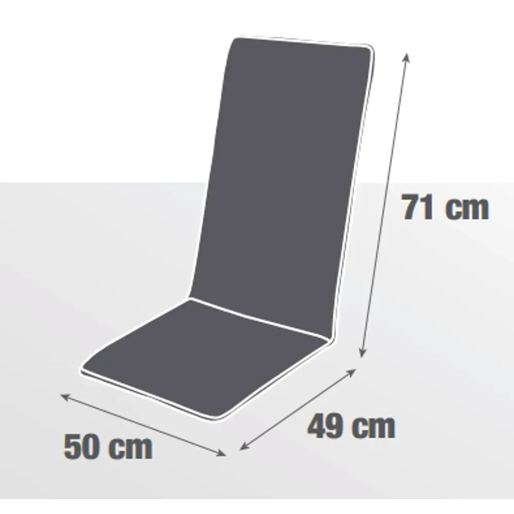 Подушка для садовой мебели Naterial Bigrey 71x50 см полиэстер бежевый 82565884 STLM-2142933  - Вид №2