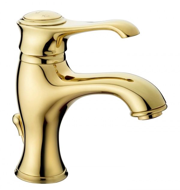 6003OR Смеситель Tiffany с донным клапаном для раковины, цвет золото EMMEVI
