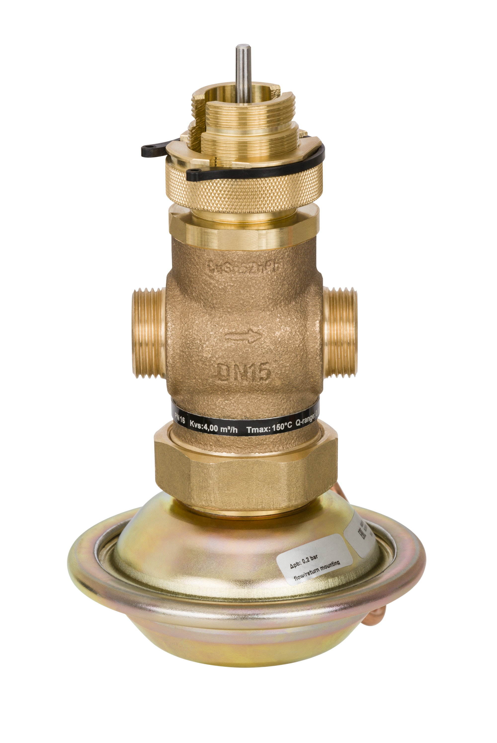 Danfoss Клапан регулирующий комбинированный AVQM с наружной резьбой или фланцевый Комб. р-рAVQM PN16 32/10//0,2/резьб. 003H6740  - Вид №11