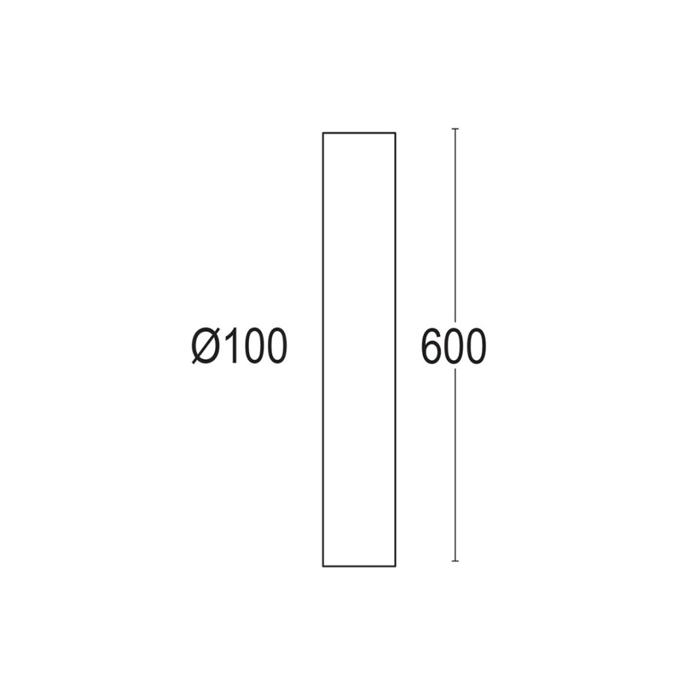 Stelo 2C 600 Ghidini Stelo C .01 Белый (Матовый)  - Вид №3