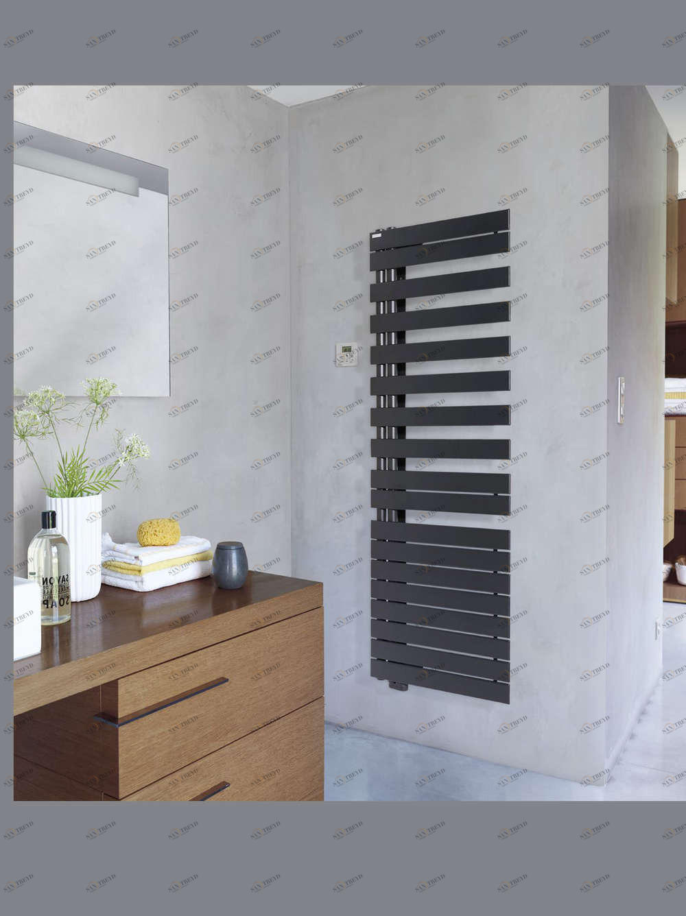 Электрический радиатор TFLT050-055/GF Fassane Spa Twist Gauche Acova 828 