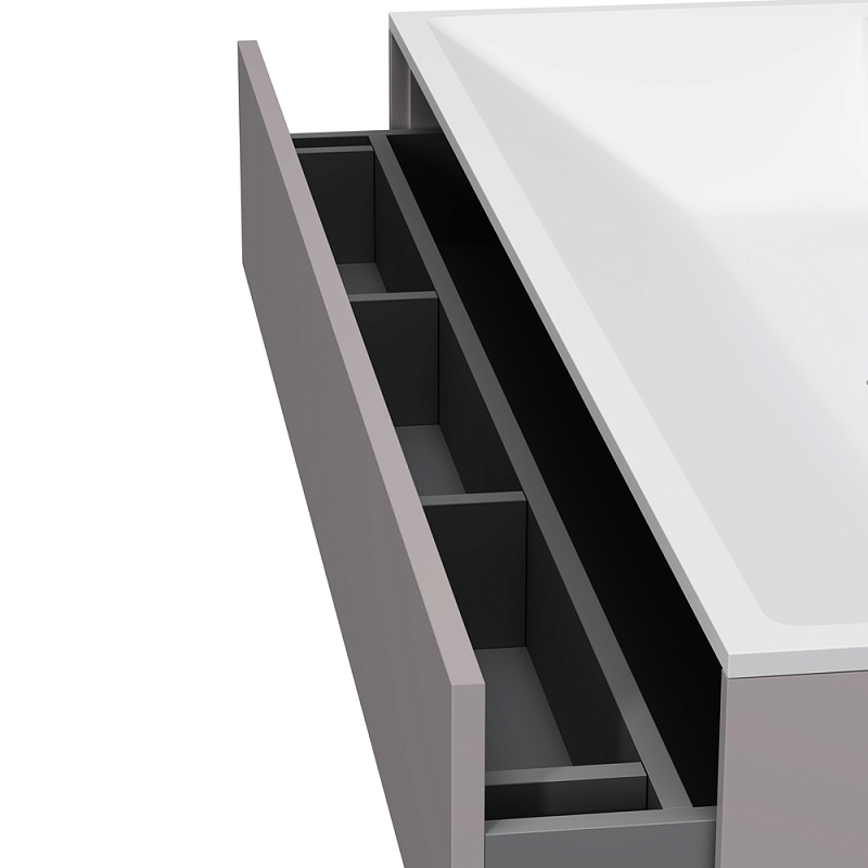 M50AFHX1203EGM INSPIRE V2.0 База под раковину подвесная 120 см 3 ящика push-to-open элегантный AM.PM Inspire 2.0  - Вид №4