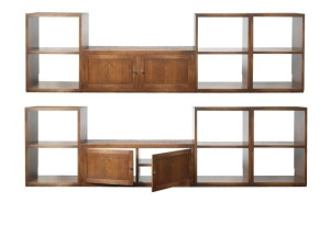 Сделанный на заказ медиа-блок из дуба ijlbrown