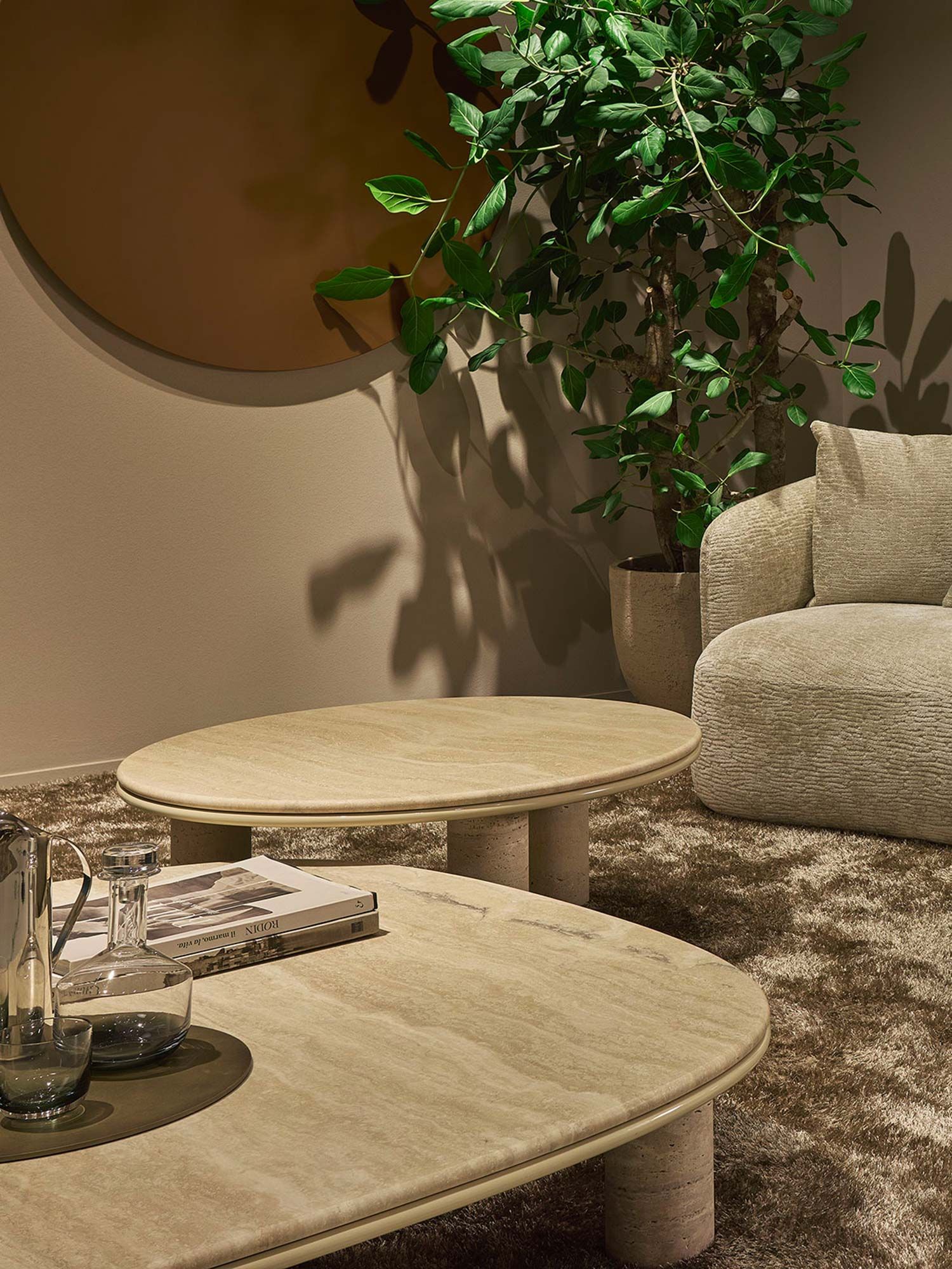 Круглый мраморный журнальный столик Marelli Simmy ARCH-00067599 - Вид №5