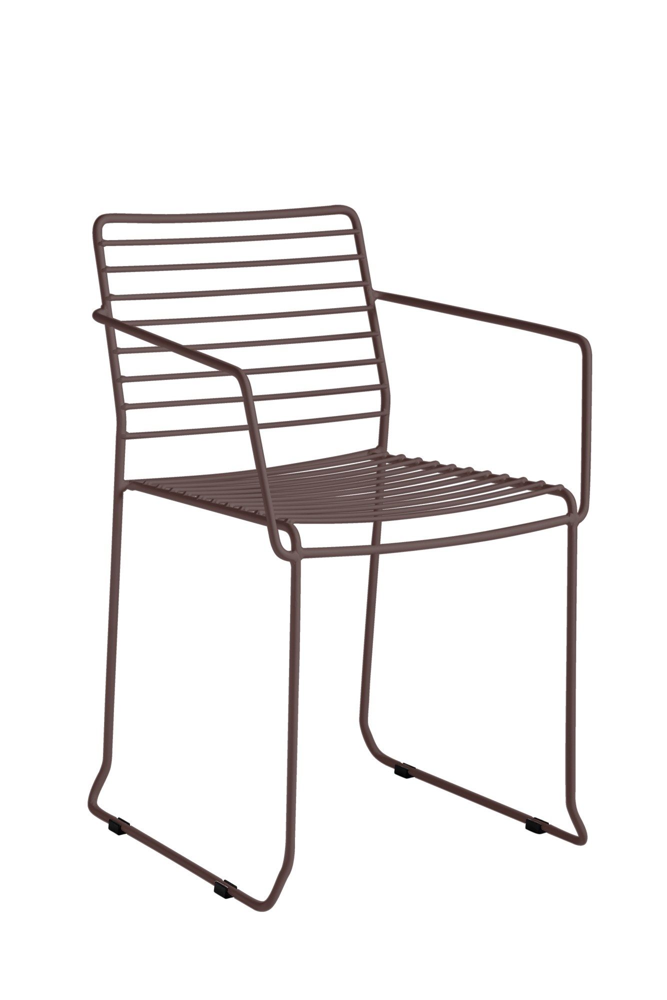 Стул для сада из оцинкованной стали с подлокотниками iSimar ARCH-00127946 - Вид №12