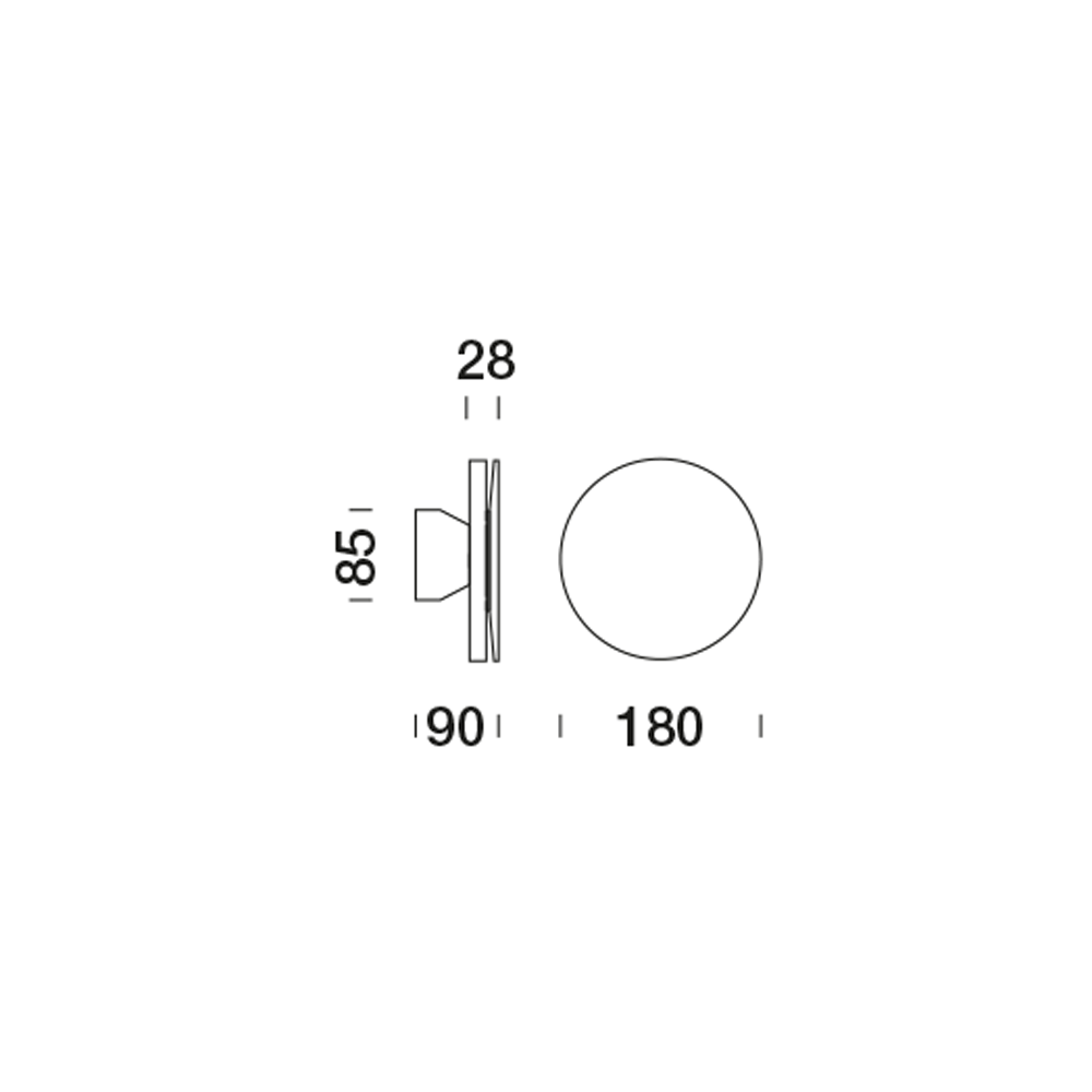 9402816 Подсветка стены Platek CHIODO Applique  CHIODO - LED 3000K 121°  - Вид №6