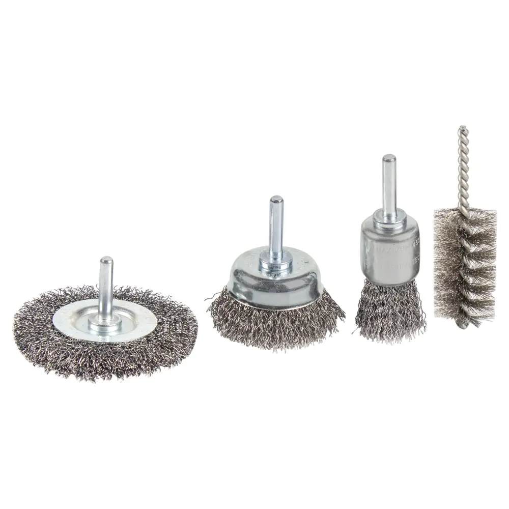DEXTER: Набор щеток для дрели 4 предмета для эффективной очистки 17410348 STLM-0008115