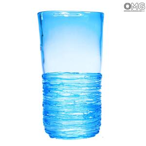 4566 ORIGINALMURANOGLASS Ваза Филанте Арктик - муранское стекло OMG 16 см