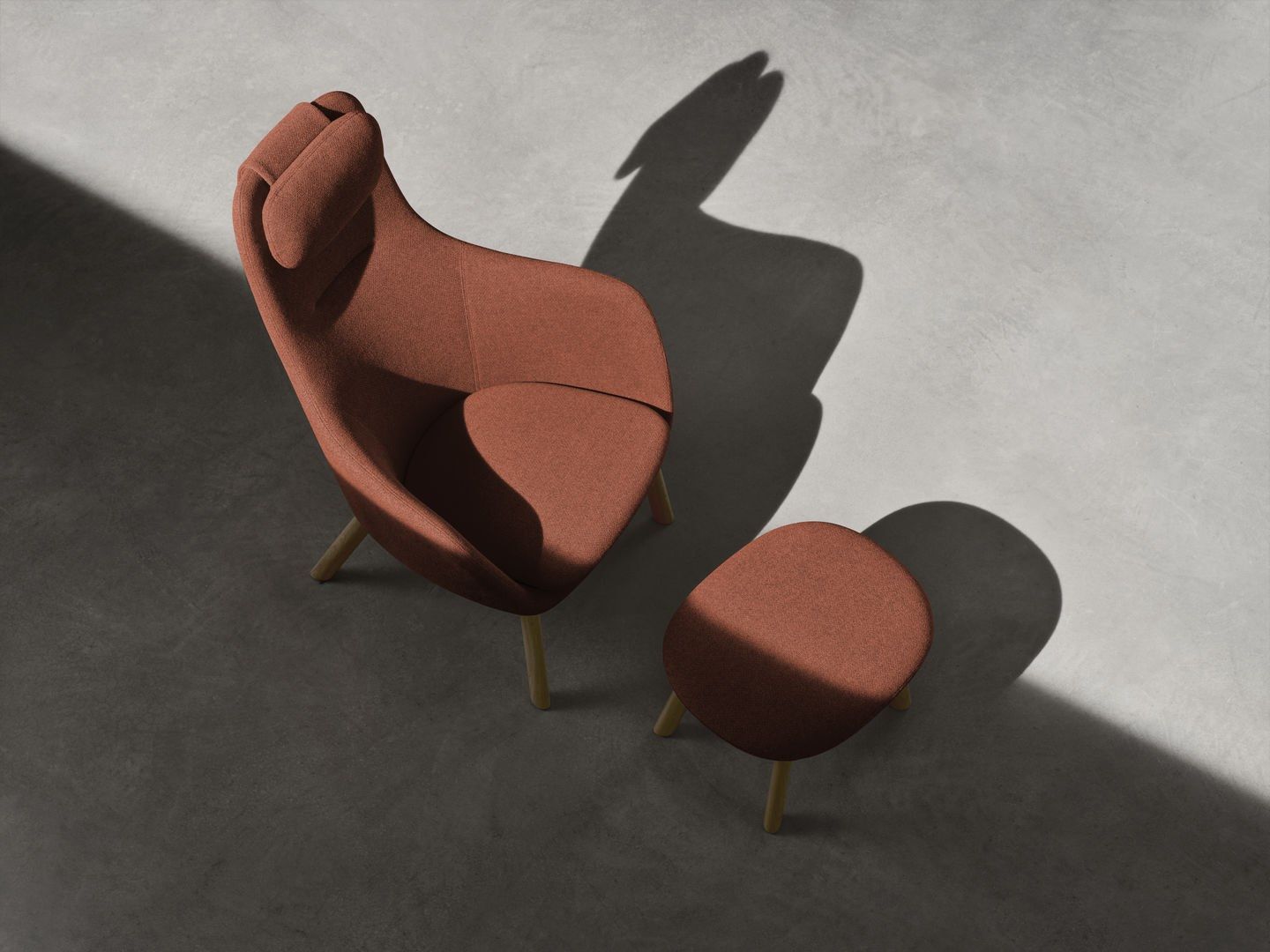 Тканевая мягкая подставка для ног VITRA HAL Lounge ARCH-00085800 - Вид №41