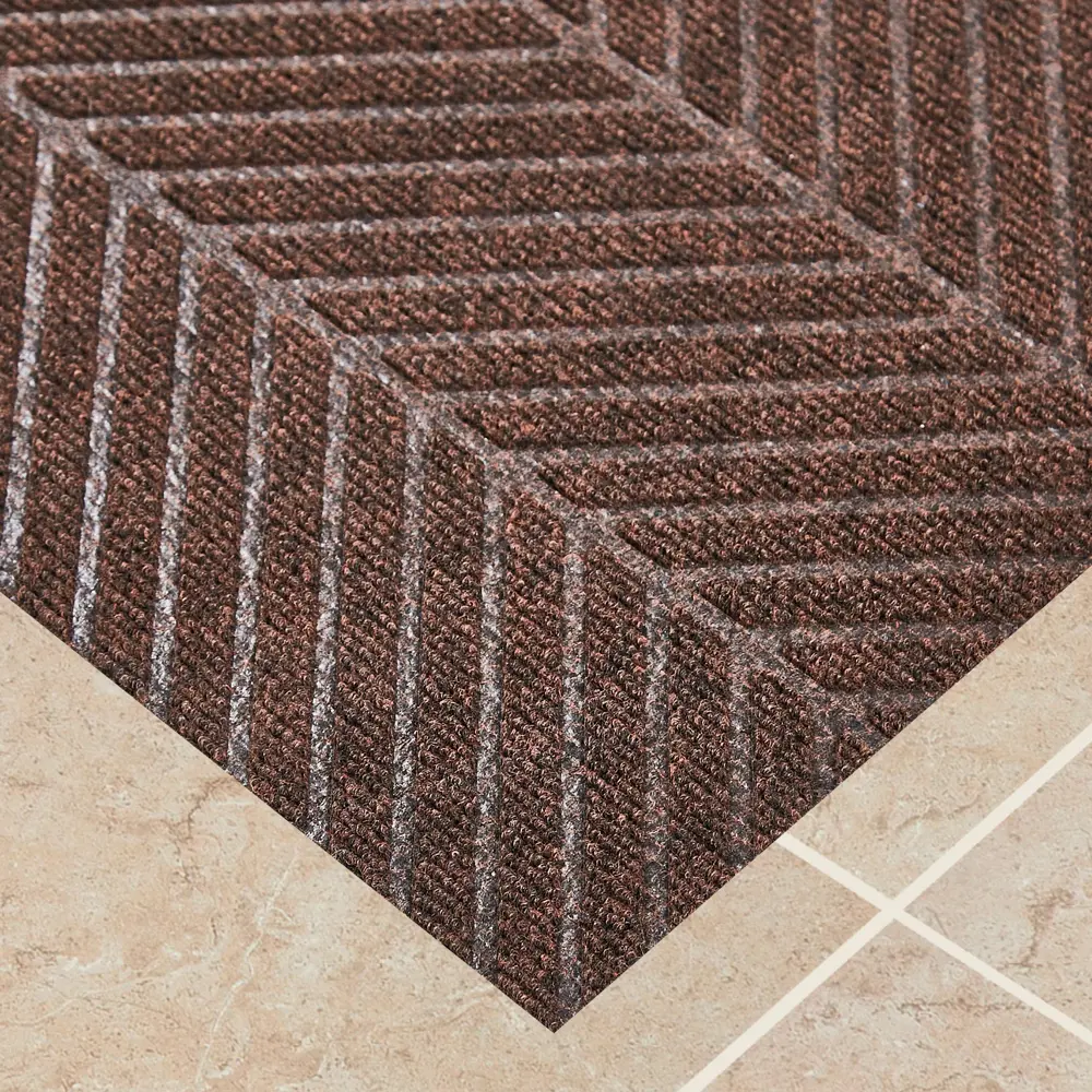 Коврик Inspire придверный ПВХ Lavras 45x75 см цвет коричневый 85077918 STLM-2089714  - Вид №1