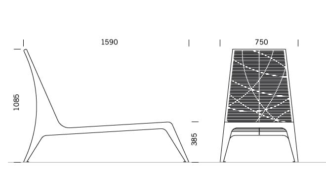 Stainless steel outdoor chair BENKERT BANKE Chalidor ARCH-00090722 - Вид №10
