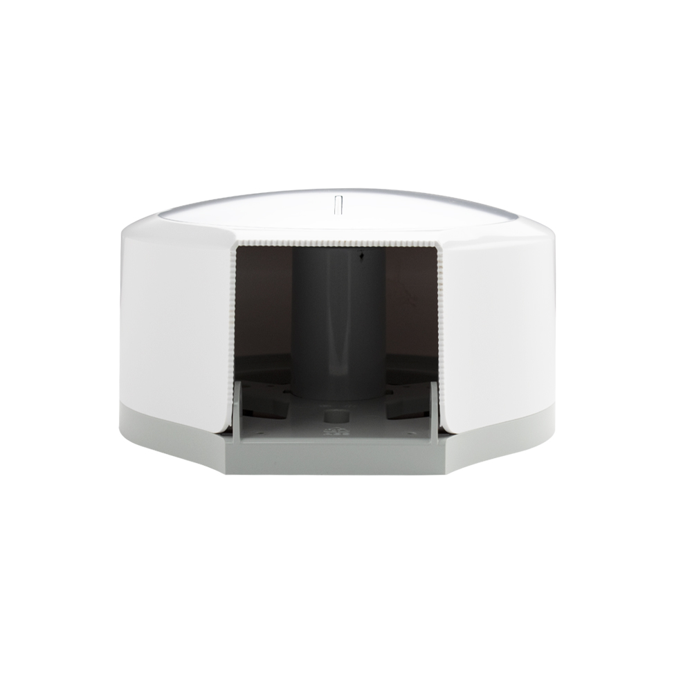 GFmark - Диспенсер для туалетной бумаги - барабан, ПРЕМИУМ, пластиковый, БЕЛЫЙ с ЗЕРКАЛОМ, с ключом, код: 918  - Вид №4