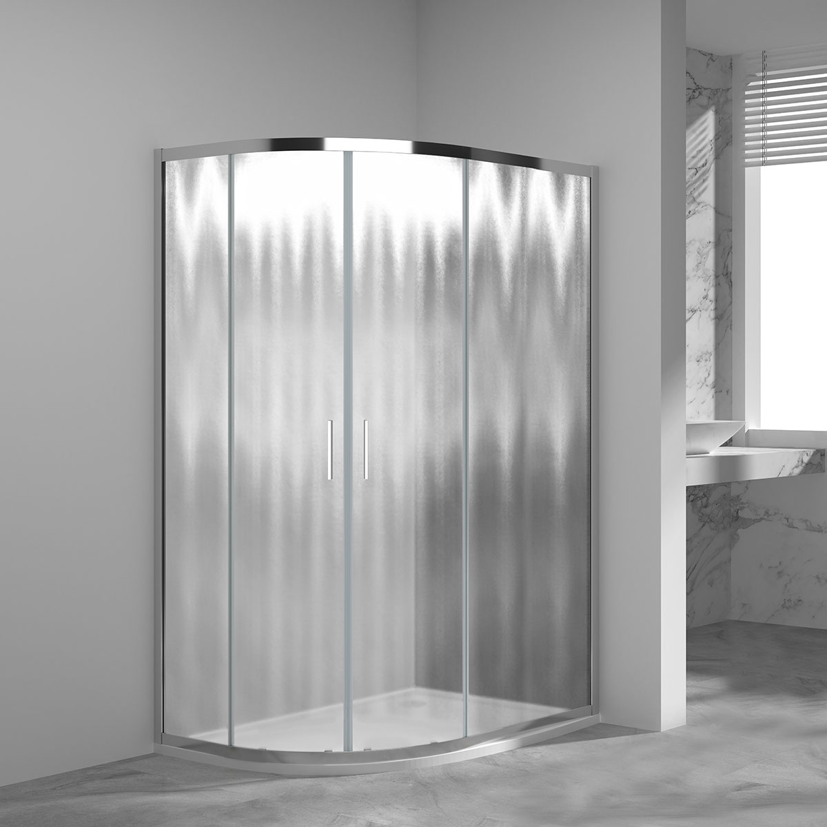 VSJ-1G129CH Душевой уголок Vincea Garda Santreyd