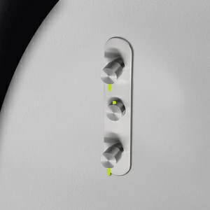 Термостат для душа матовая сталь с зеленой ручкой Toki Radomonte TKI54SCIL23