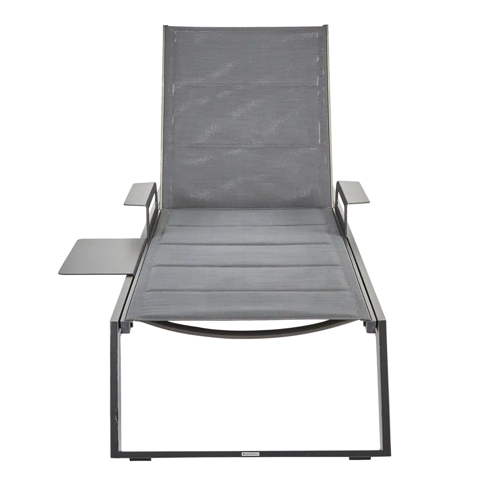 Шезлонг Naterial Odyssea II 64x87.5x222 см алюминий антрацит 87082118 STLM-2039998  - Вид №2