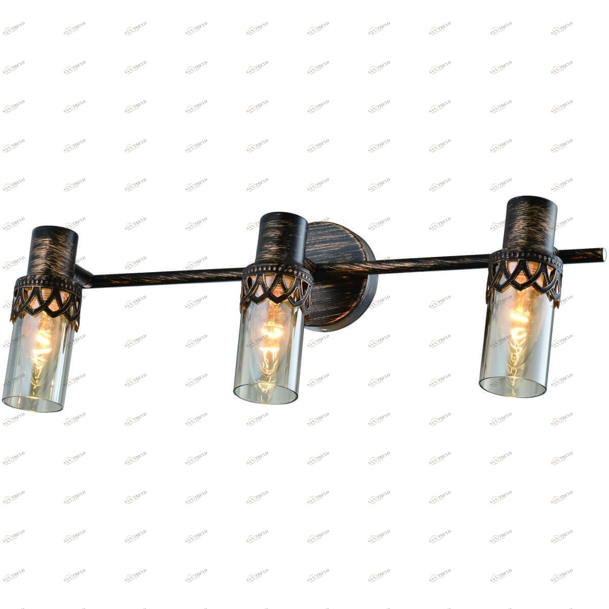 Спот настенный черный с 3 плафонами Rivoli Lodi 7018-703 RIVOLI LODI 00-3924596 Черный 