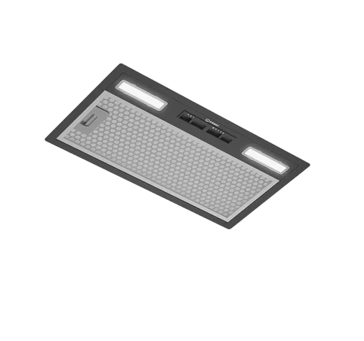 9279174 Вытяжка полновстраиваемая Indesit INAE 64LM BL черный STDN-0108230 - Вид №1