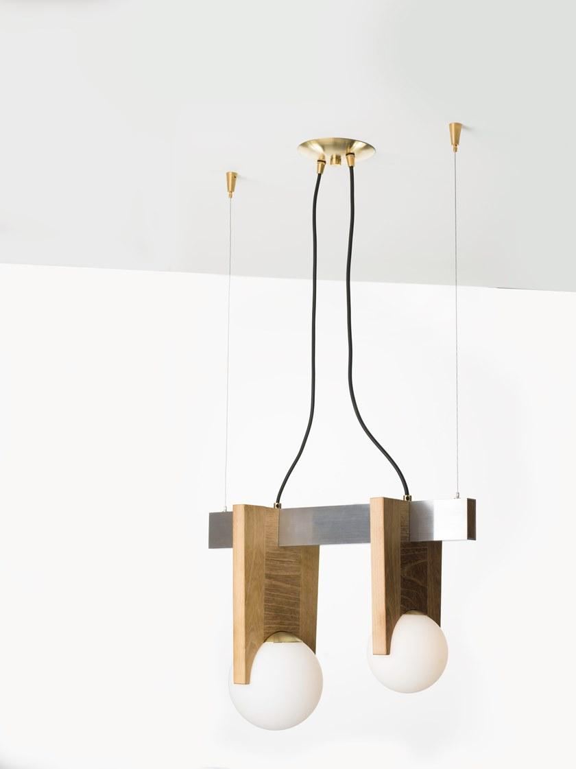 Pascal & Philippe Подвесной светильник из дерева и алюминия Juliette sun-id-1457394 - Вид №1