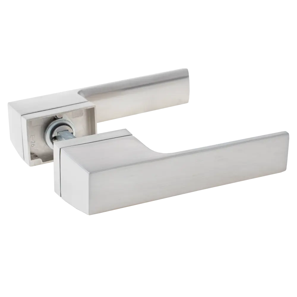 Дверная ручка на розетке Armex H-110175-A без запирания цвет никель STLM-2002584