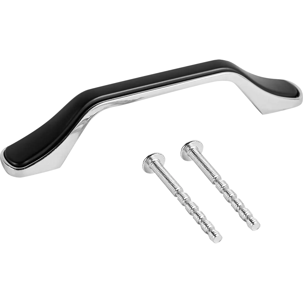 87377760 Ручка-скоба мебельная L4.026 ЦАМ 96 мм цвет хром STLM-1008306 LARVIJ  - Вид №3