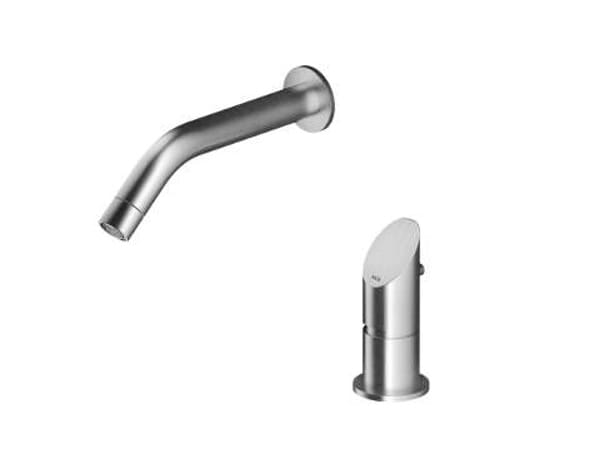 Настенный смеситель для раковины из нержавеющей стали с 2 отверстиями MGS ARCH-00096039