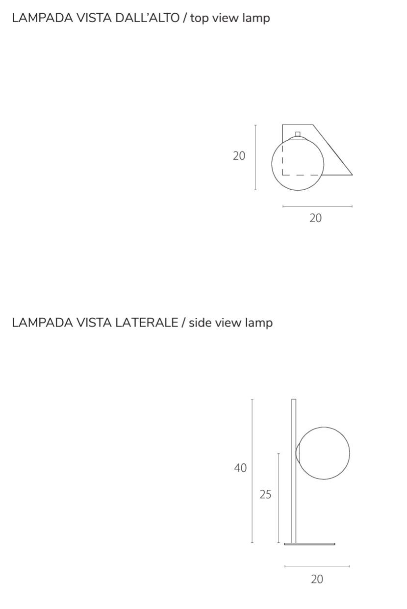 Окрашенная металлическая регулируемая настольная лампа RIFLESSI Meridian ARCH-00145012 - Вид №2