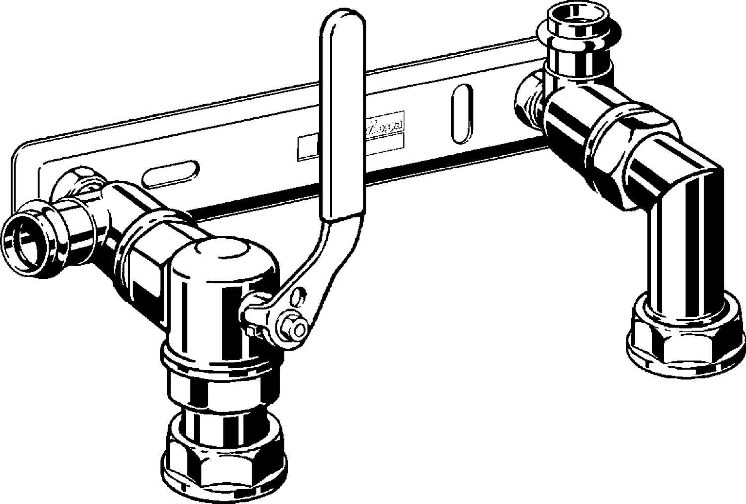 Viega Монтажный узел Profipress G G2343T (535339) 535 339 - Вид №1