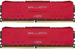 BL2K16G36C16U4R 32gb kit (16gbx2) ddr4 3600mt/s cl16 unbuffered dimm 288 pin ballistix red Crucial