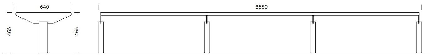 BENKERT BANKE Скамья из нержавеющей стали в современном стиле без спинки Siardo sun-id-1458198 - Вид №1