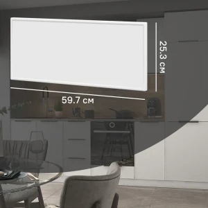 Фасад кухонного шкафа Инта 59.7x25.3 см KONSENSA ЛДСП цвет белый 89415879 STLM-2024623