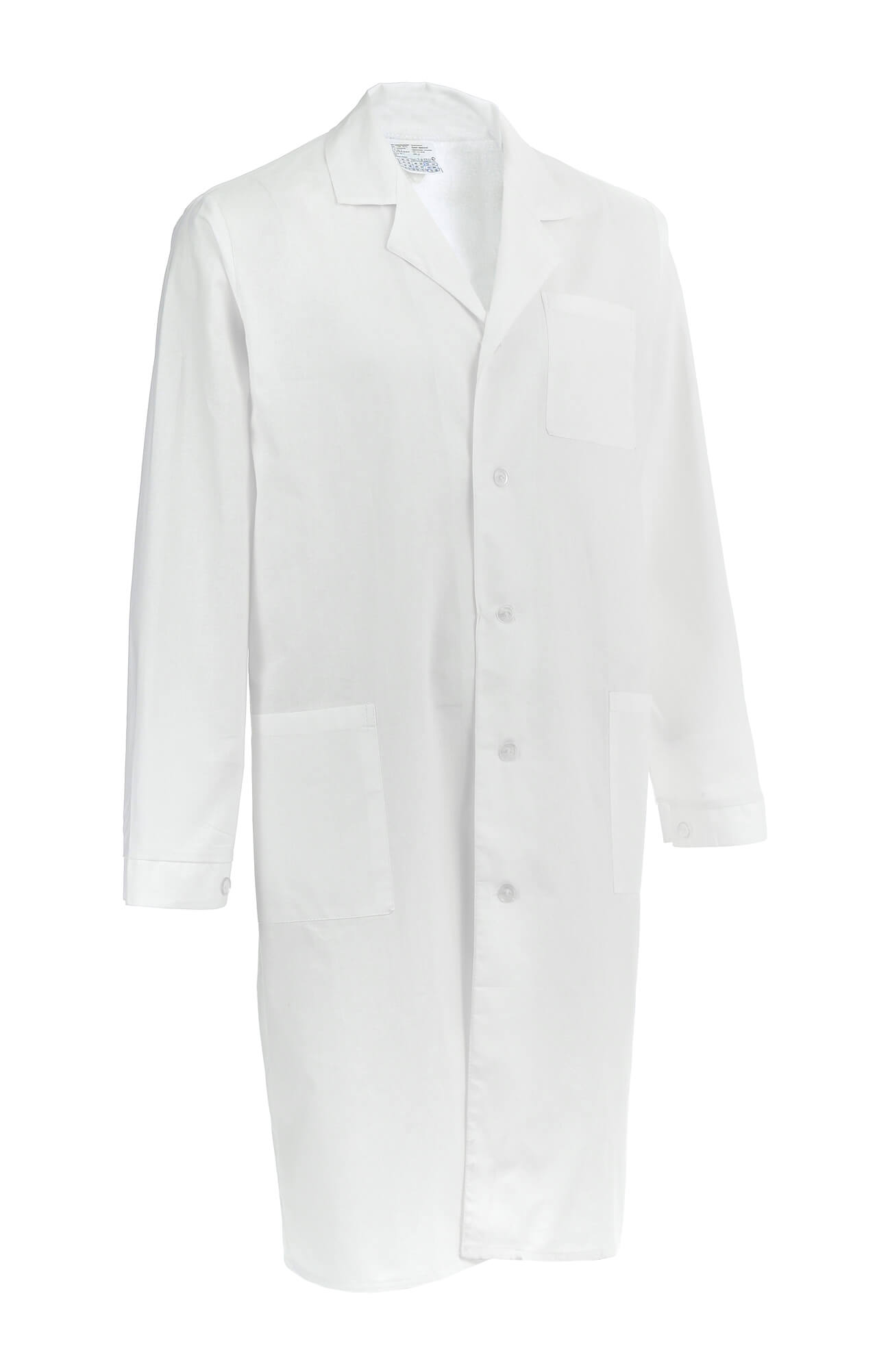 61728 Халат мужской белый  Медицинская одежда  размер 60-62/170-176 Спецодежда  - Вид №2