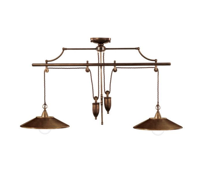 Регулируемая латунная светодиодная потолочная лампа Cremasco Illuminazione Венецианская традиция ARCH-00058123