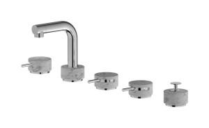 Смеситель для ванны с 5 отверстиями