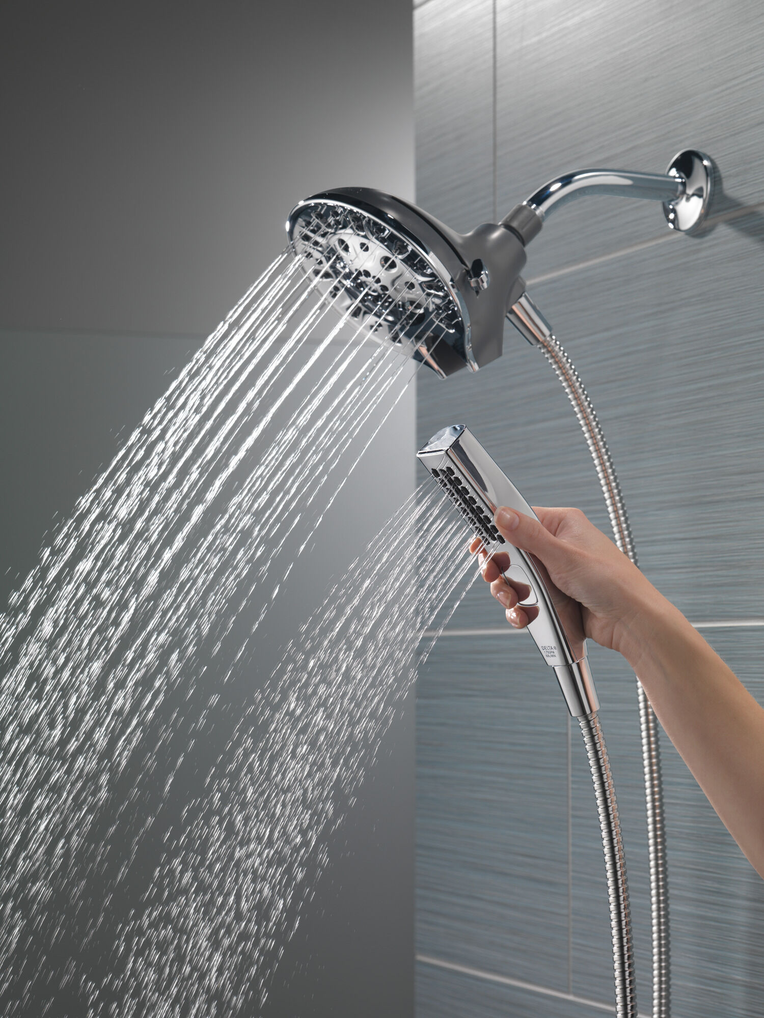 Душевая лейка Palm® с 5 струями Delta Faucet 75505WH - Вид №11