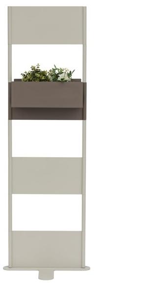 iSimar Низкий прямоугольный горшок из оцинкованной стали Esther & tonin Isi 7214  - Вид №2