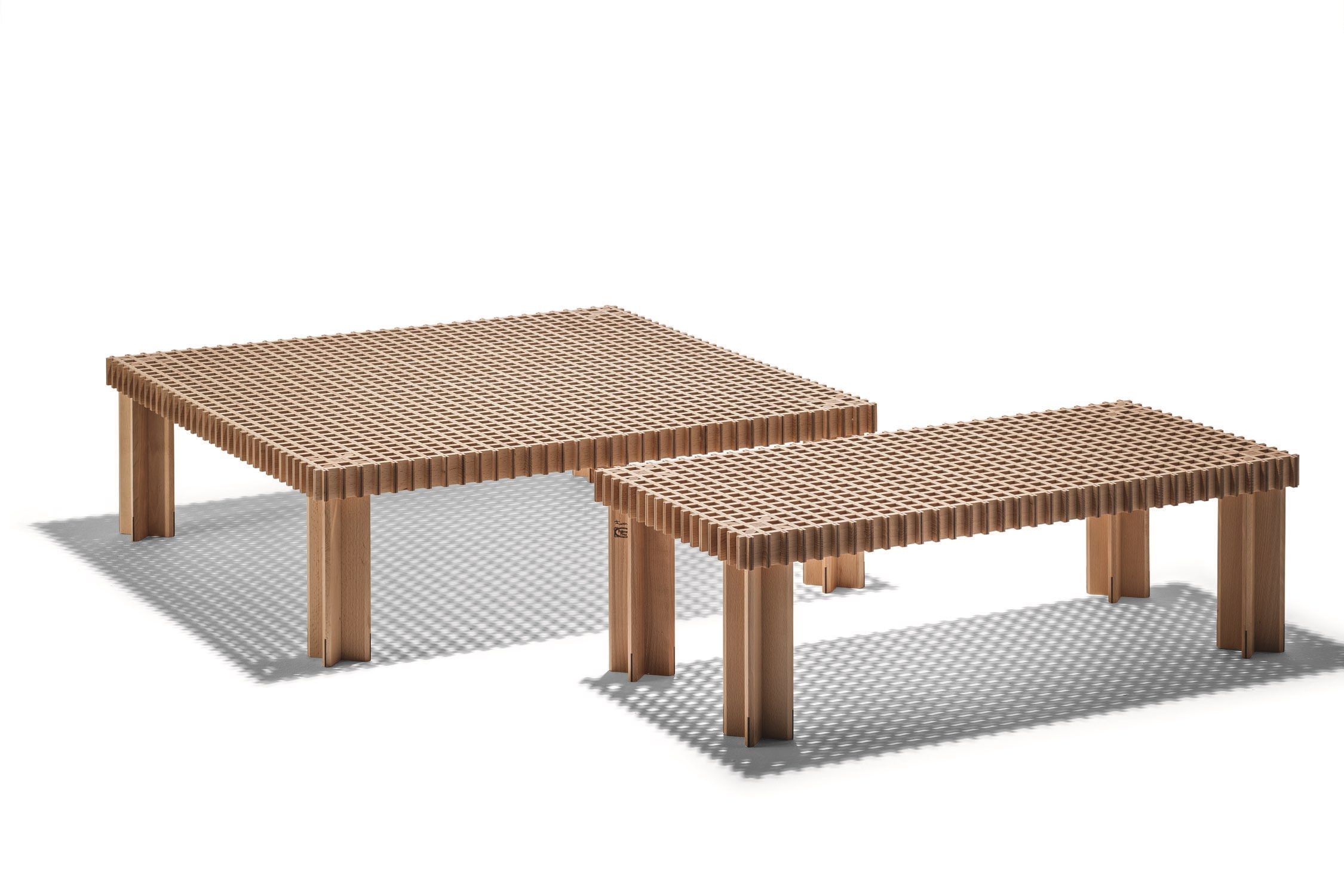 Квадратный журнальный столик из массива дерева Poltrona Frau коллекция-столы и стулья ARCH-00119806 - Вид №11